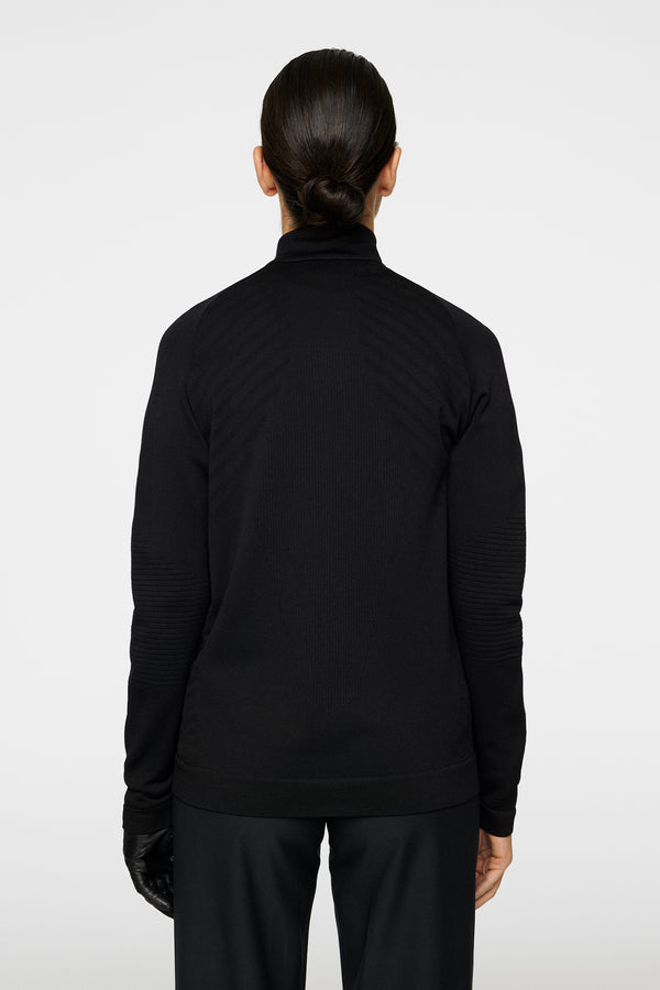 J.lindeberg Elowen Seamless Mid Layer Black