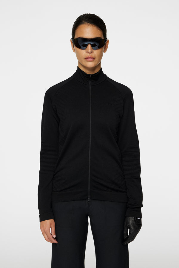 j.lindeberg Elowen Seamless Mid Layer Black