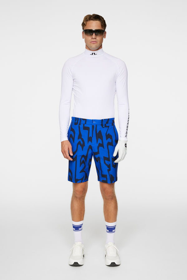 J.lindeberg Eloy Print Shorts Glitch Bridge Blue