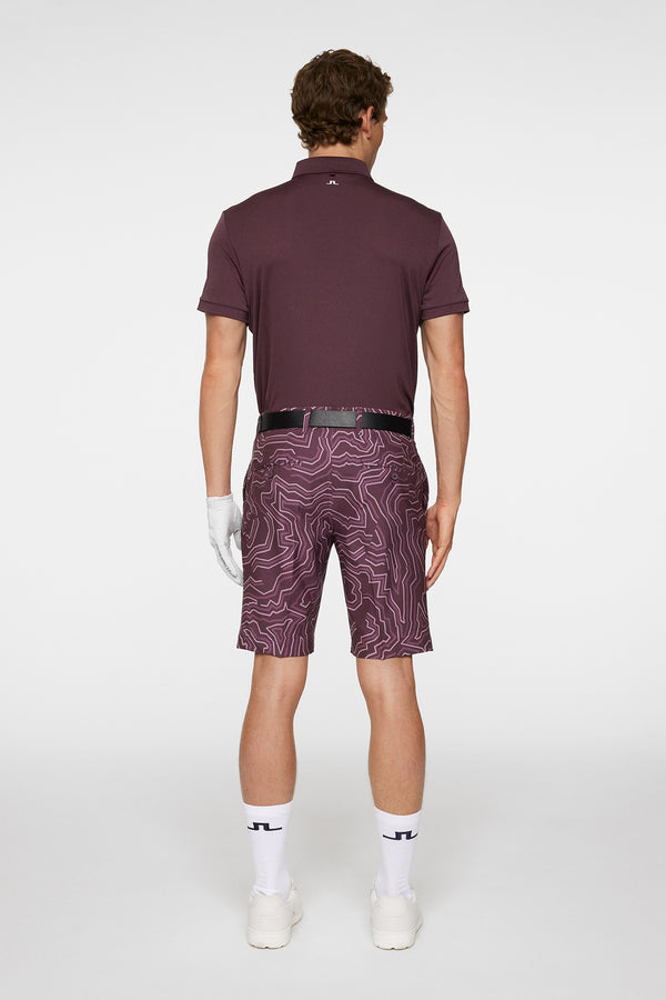 J.lindeberg Eloy Print Shorts Topo Huckleberry L