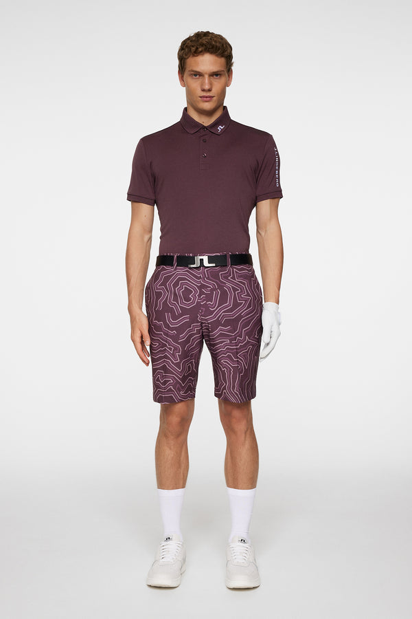 J.lindeberg Eloy Print Shorts Topo Huckleberry L