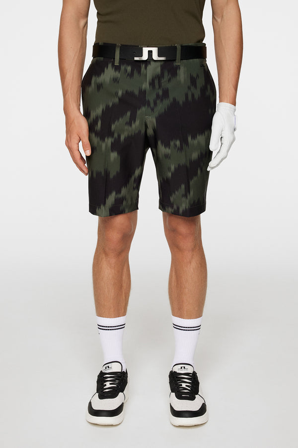 j.lindeberg Eloy Print Shorts Warp Forest L