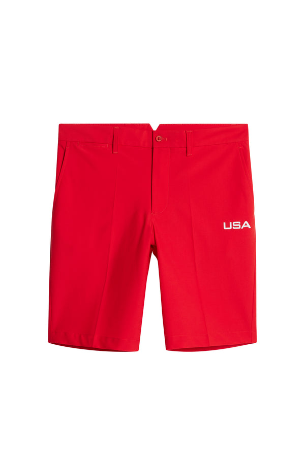 J.lindeberg Eloy Shorts Flame Scarlet