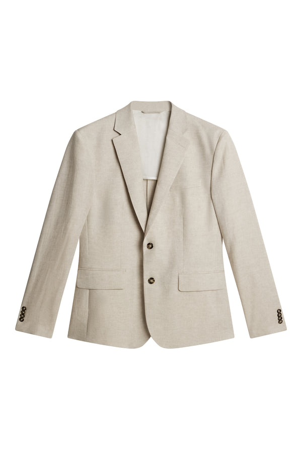 J.lindeberg Elton U Super Linen Blazer Moonbeam