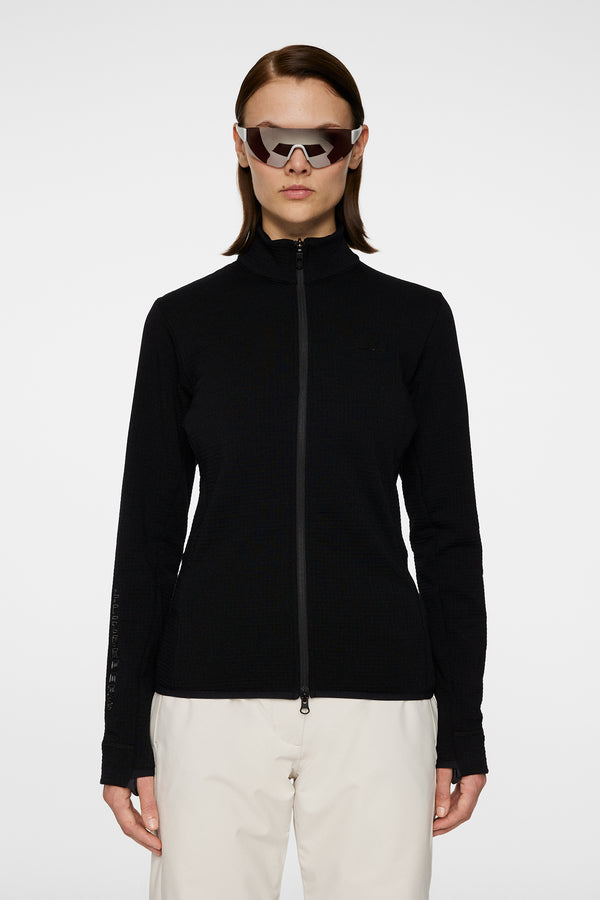 j.lindeberg Emeliz Merino Mid Layer Black