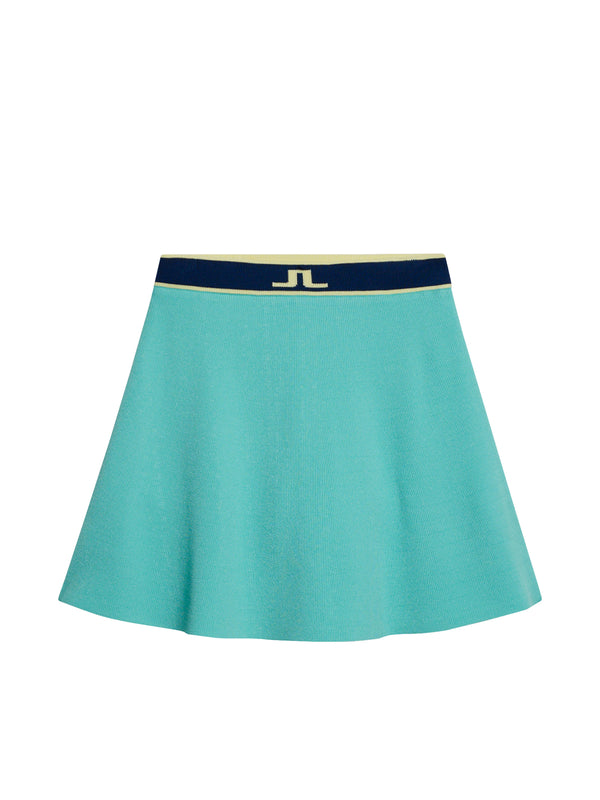 J.lindeberg Emma Knitted Skirt Aruba Blue