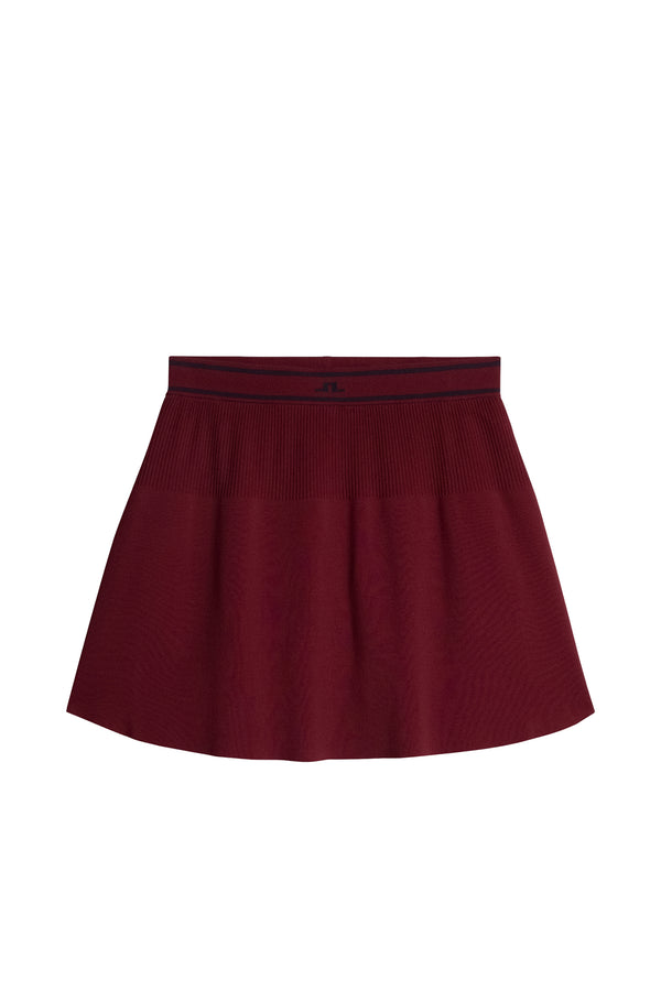 J.lindeberg Emma Knitted Skirt Cabernet