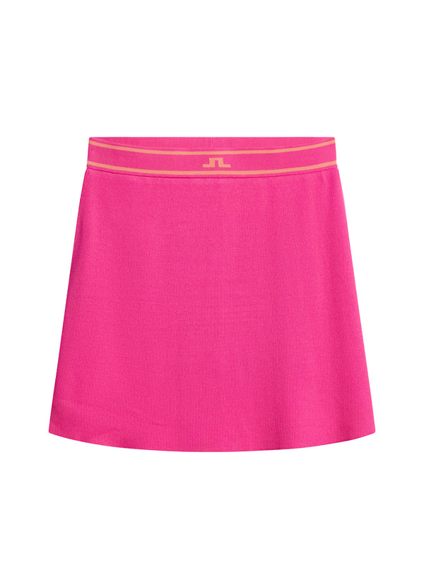 J.lindeberg Emma Knitted Skirt Fuchsia Purple