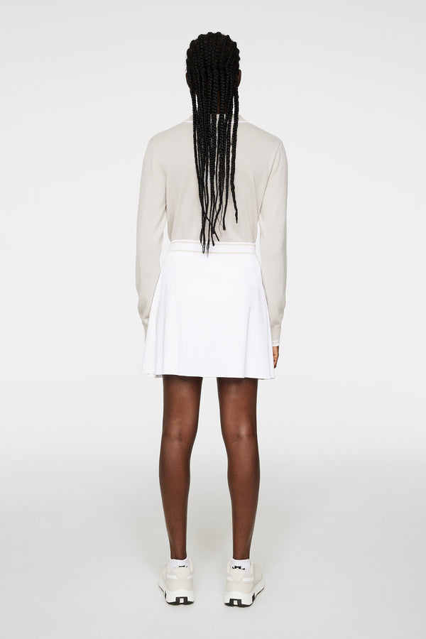 J.lindeberg Emma Knitted Skirt White