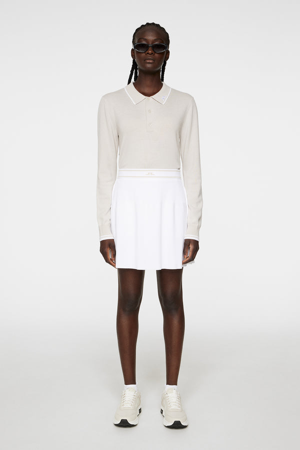 J.lindeberg Emma Knitted Skirt White