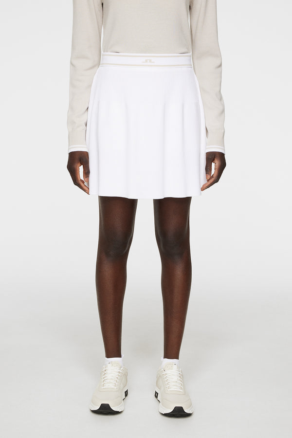 j.lindeberg Emma Knitted Skirt White