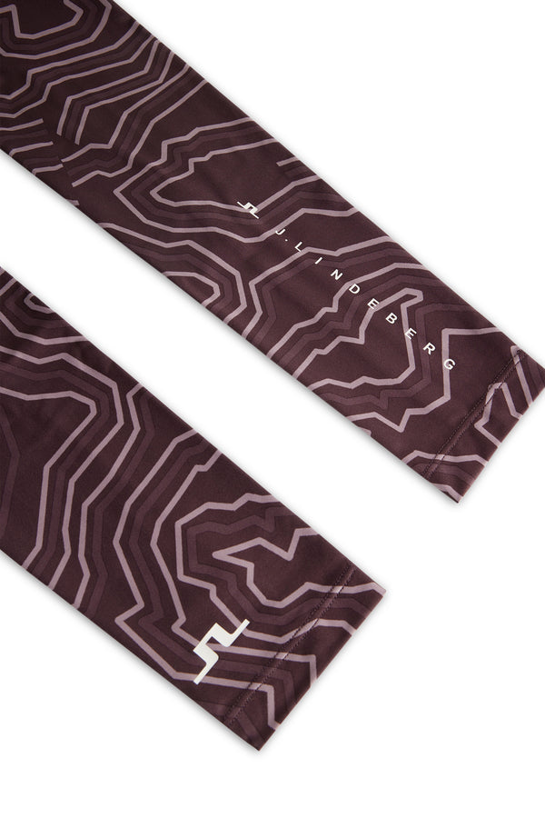 J.lindeberg Enzo Print Sleeves Topo Huckleberry L