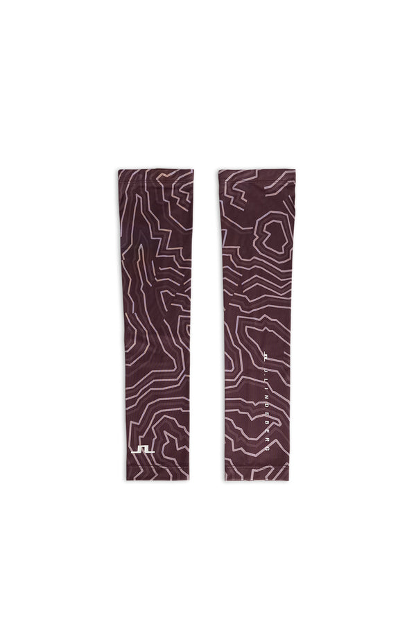 j.lindeberg Enzo Print Sleeves Topo Huckleberry L