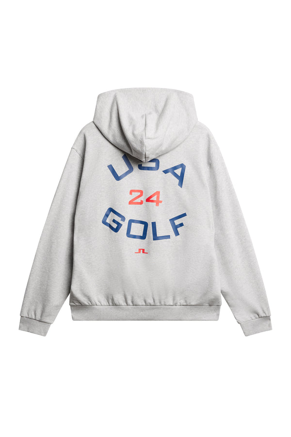 J.lindeberg Fabrice Hoodie Light Grey Melange