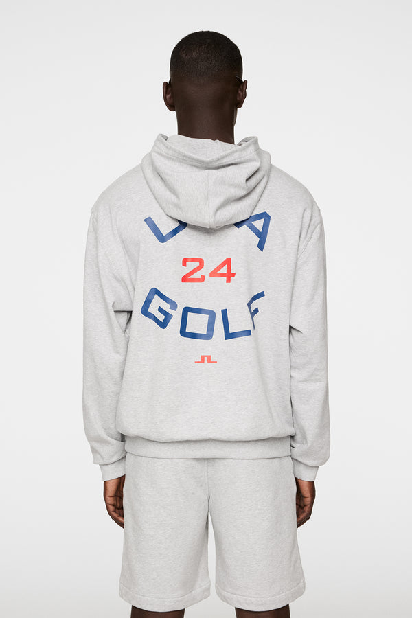 J.lindeberg Fabrice Hoodie Light Grey Melange