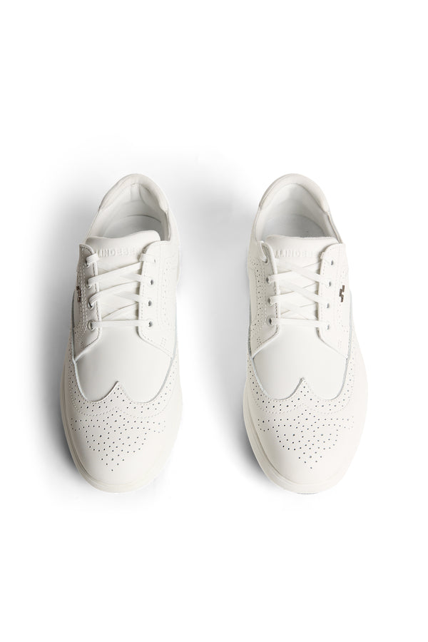 J.lindeberg Fairway Brogue Golf Sneaker W White