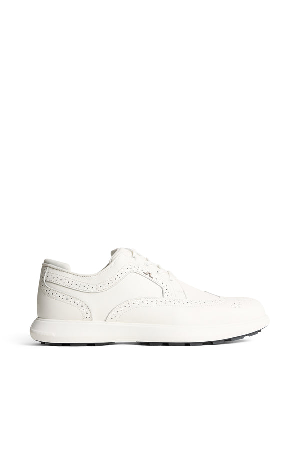 j.lindeberg Fairway Brogue Golf Sneaker White