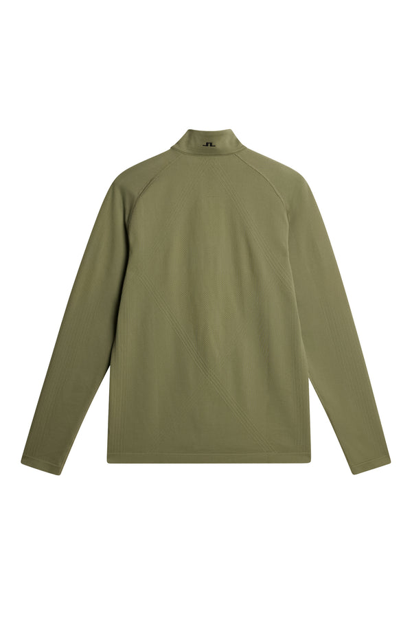 J.lindeberg Fay Seamless Mid Layer Oil Green
