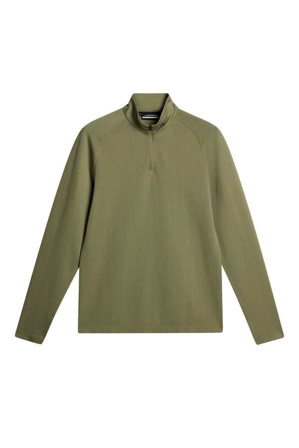 J.lindeberg Fay Seamless Mid Layer Oil Green