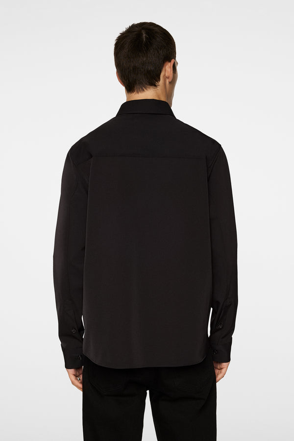 J.lindeberg Finnigan Tech Drape Shirt Black