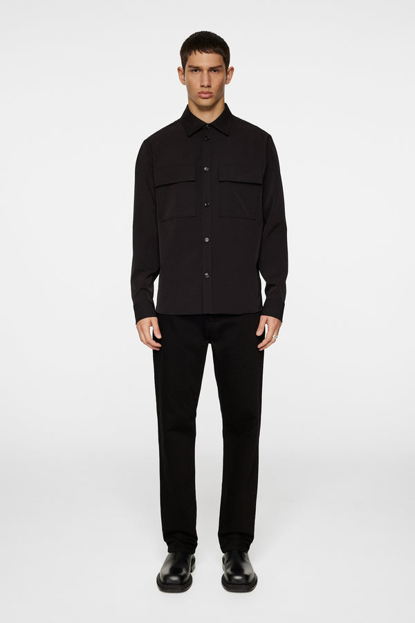 J.lindeberg Finnigan Tech Drape Shirt Black