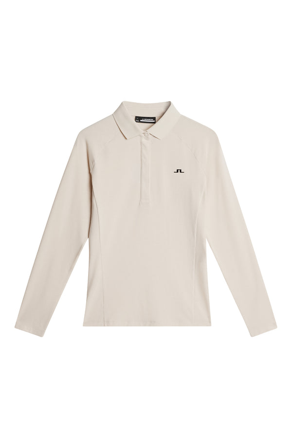 J.lindeberg Flor Long Sleeve Polo Moonbeam