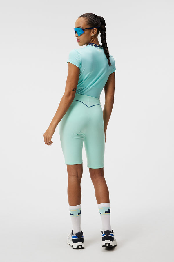 J.lindeberg Francesca Short Tights Aruba Blue