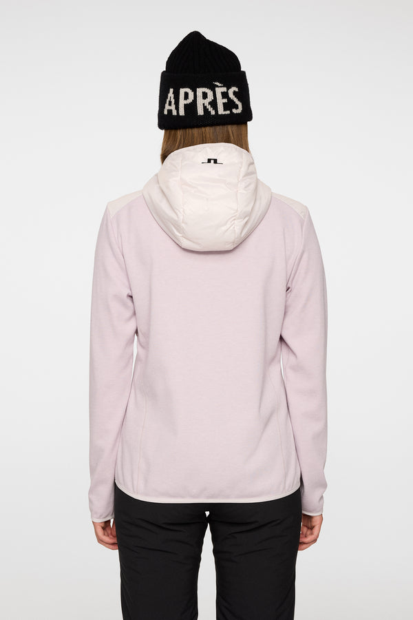 J.lindeberg Gemma Hybrid Hood Grey Lilac