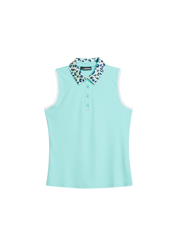 J.lindeberg Gigi Sleeveless Top Aruba Blue