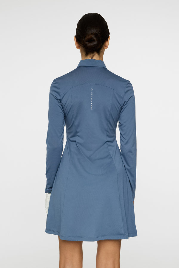 J.lindeberg Gizelle LS Dress Vintage Indigo