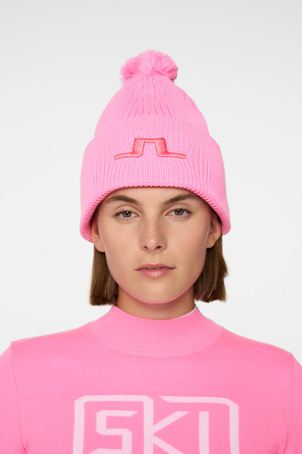 j.lindeberg Grace Beanie Eosine Pink