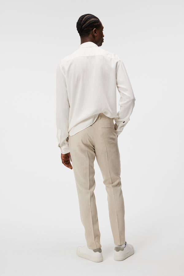 J.lindeberg Grant Super Linen Pants Moonbeam