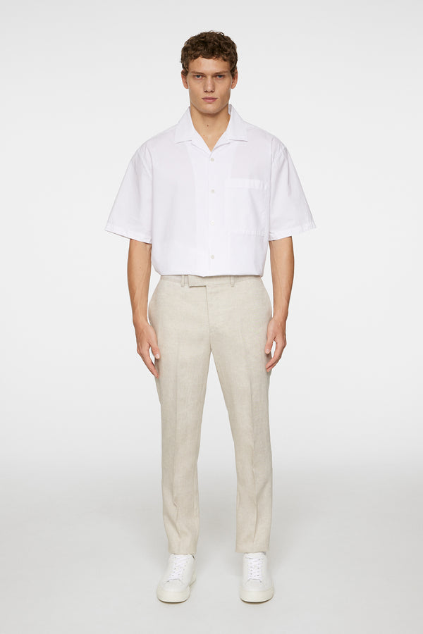 J.lindeberg Grant Super Linen Pants Moonbeam