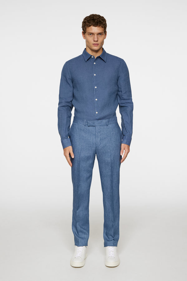 J.lindeberg Grant Super Linen Pants Rain Washed