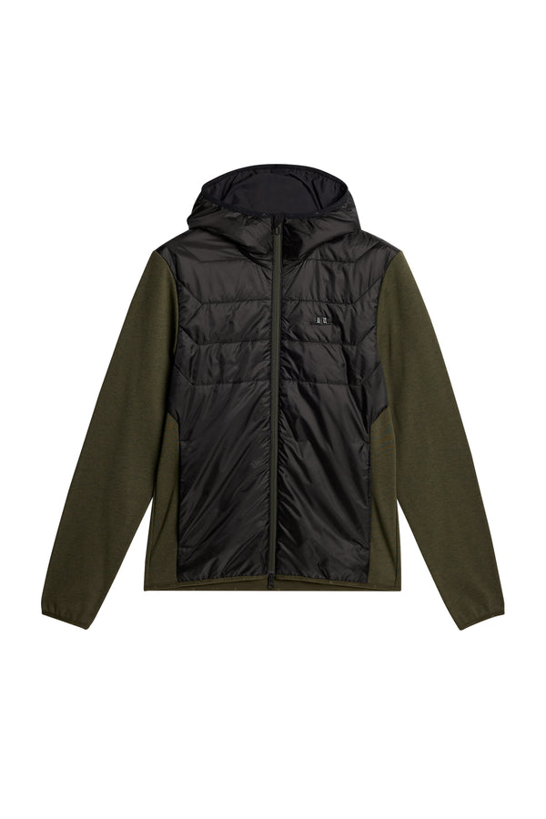 J.lindeberg Gregory Hybrid Hood Forest Green