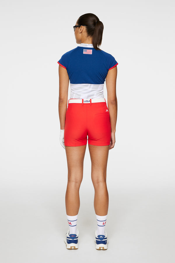 J.lindeberg Gwen Shorts Flame Scarlet