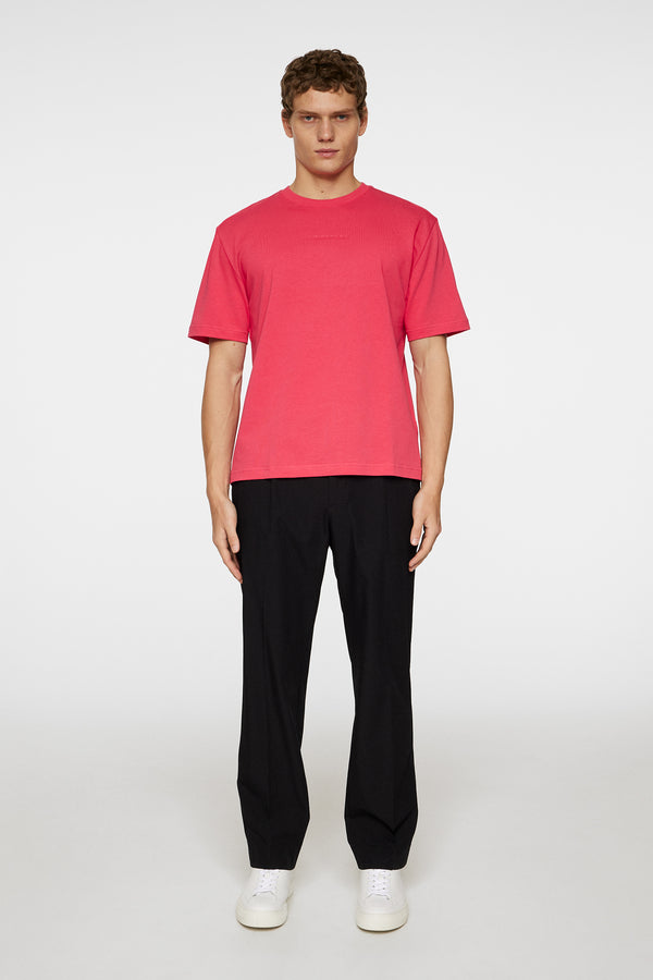 J.lindeberg Hale Heavy Logo T Shirt Azalea