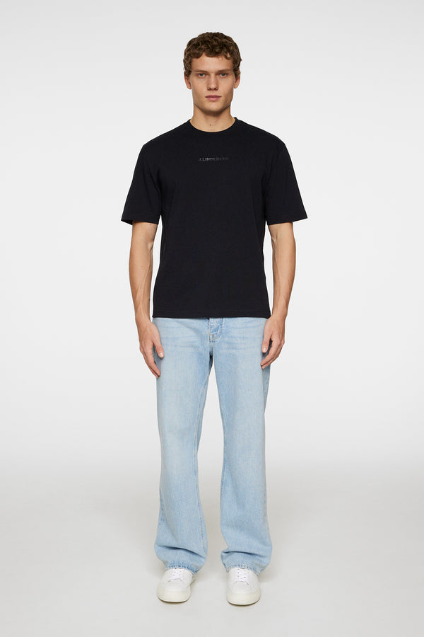 J.lindeberg Hale Heavy Logo T Shirt Black