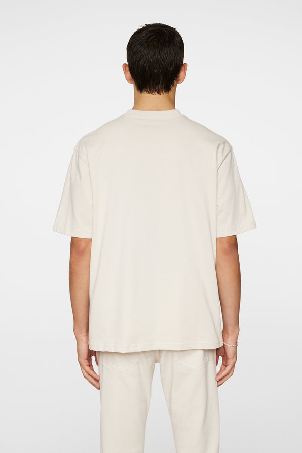 J.lindeberg Hale Heavy Logo T Shirt Moonbeam