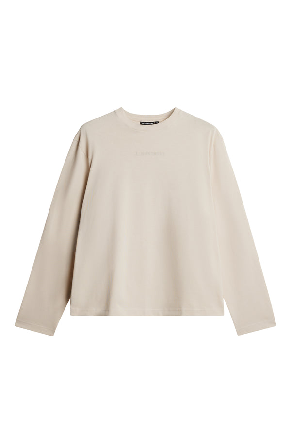 J.lindeberg Hale Logo Longsleeve T Shirt Moonbeam