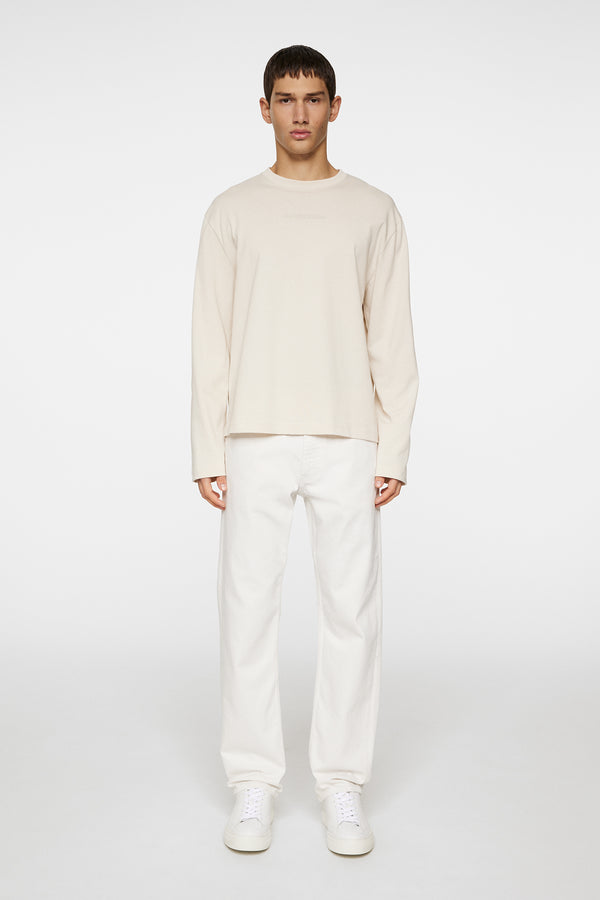 J.lindeberg Hale Logo Longsleeve T Shirt Moonbeam