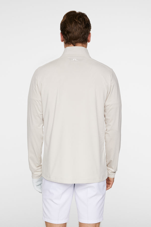 J.lindeberg Harry Quarter Zip Mid Layer Moonbeam