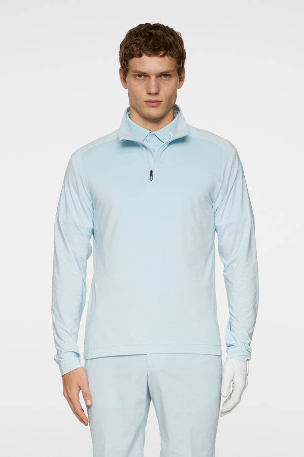 j.lindeberg Harry Quarter Zip Mid Layer Winter Sky