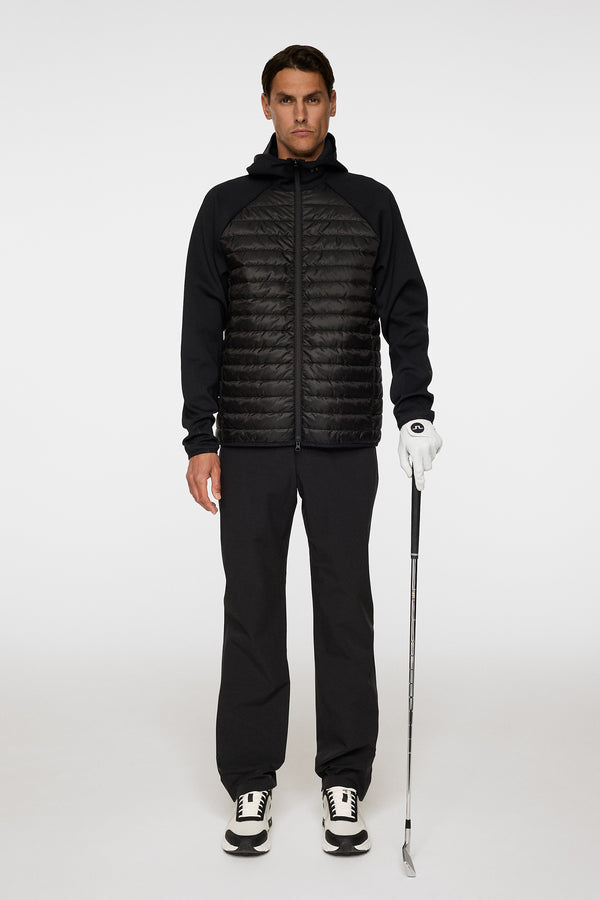 J.lindeberg Hayden Quilt Hybrid Hood Black