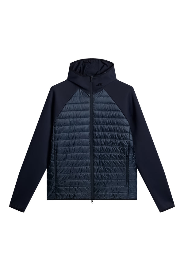 j.lindeberg Hayden Quilt Hybrid Hood JL Navy