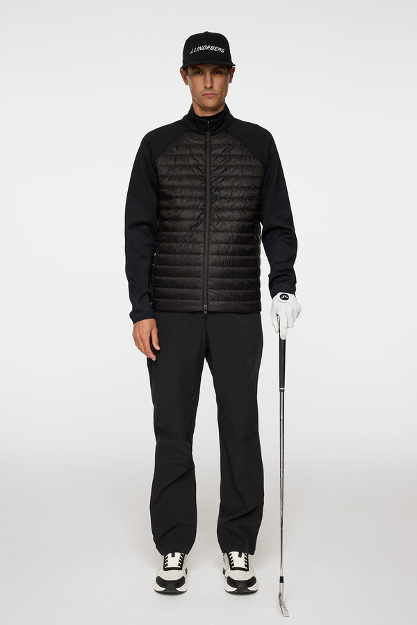 J.lindeberg Hayden Quilt Hybrid Jacket Black