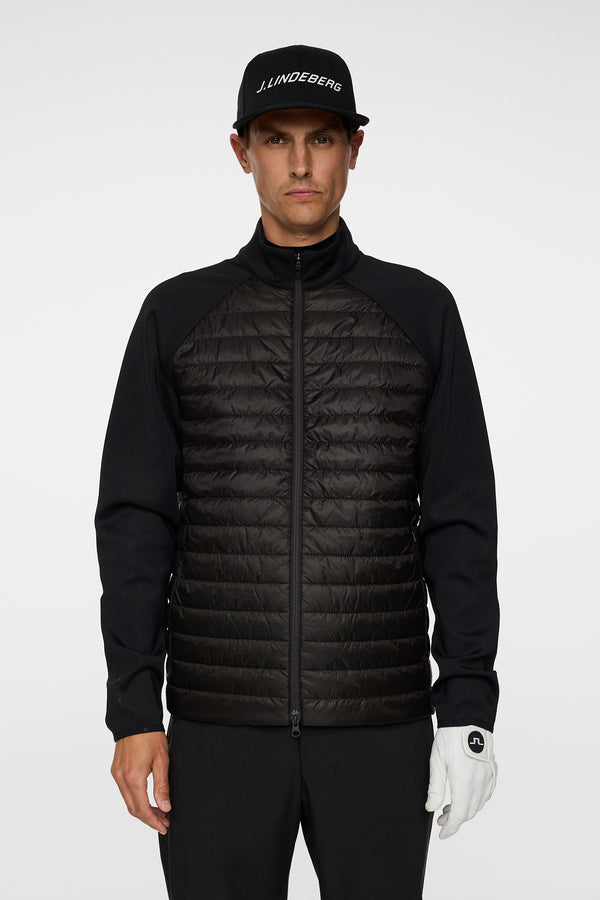 j.lindeberg Hayden Quilt Hybrid Jacket Black