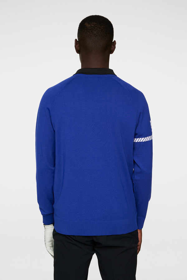 J.lindeberg Heath Knitted Sweater Clematis Blue