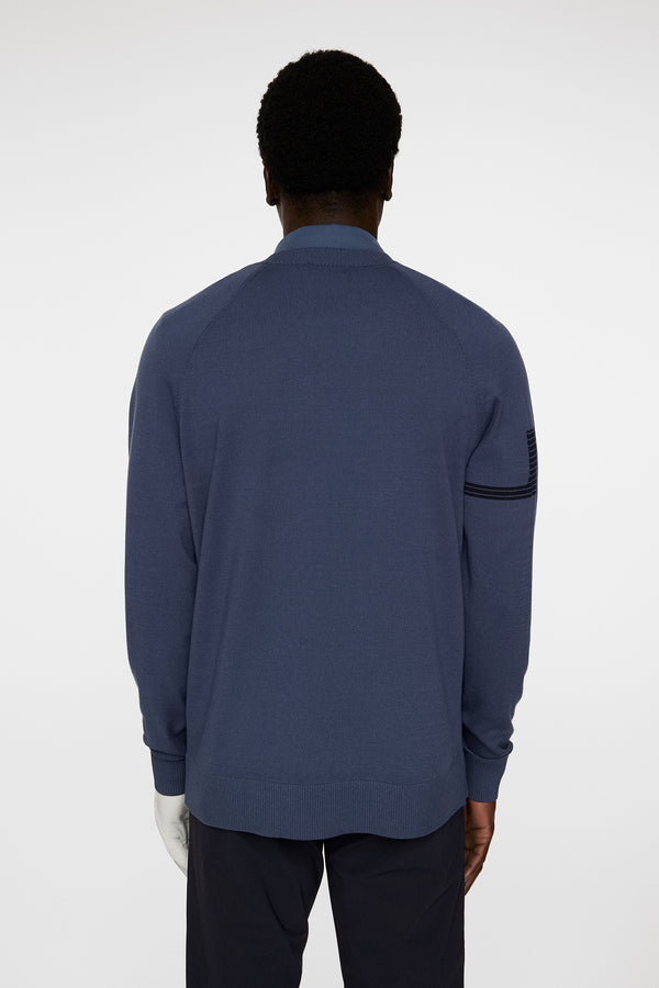 J.lindeberg Heath Knitted Sweater Vintage Indigo