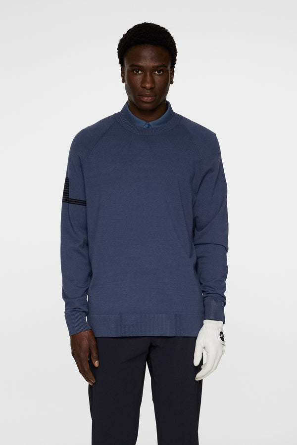 j.lindeberg Heath Knitted Sweater Vintage Indigo